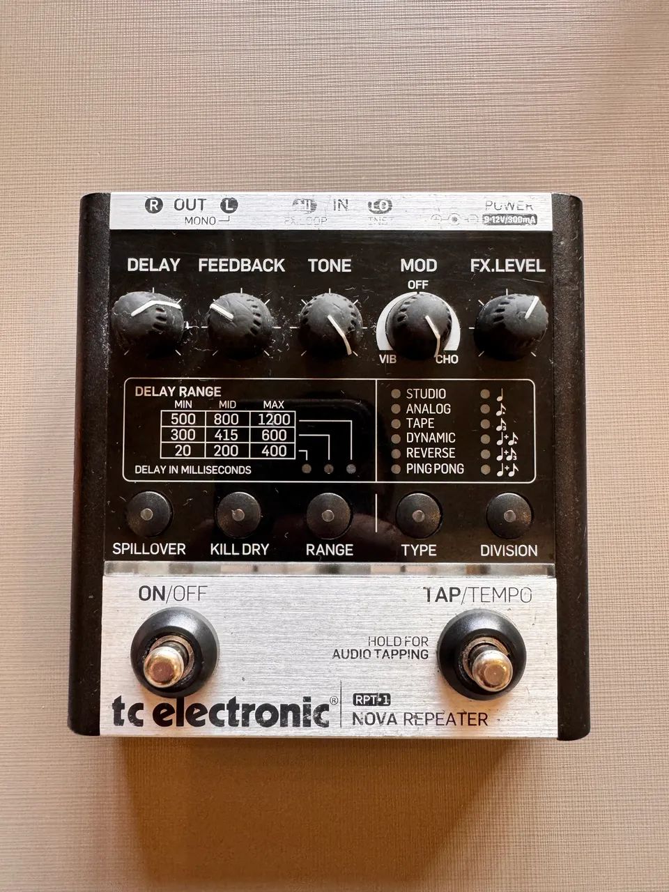 Pedal Tc Electronic Rpt-1 Nova Repeater Delay - Instrumentos