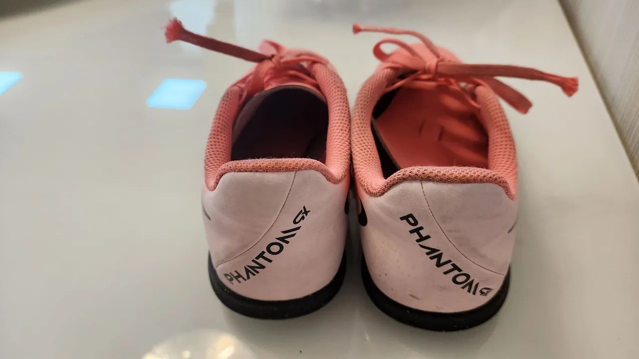 Chuteira Society Nike Phantom II Club Júnior tamanho 31 - Foto 3