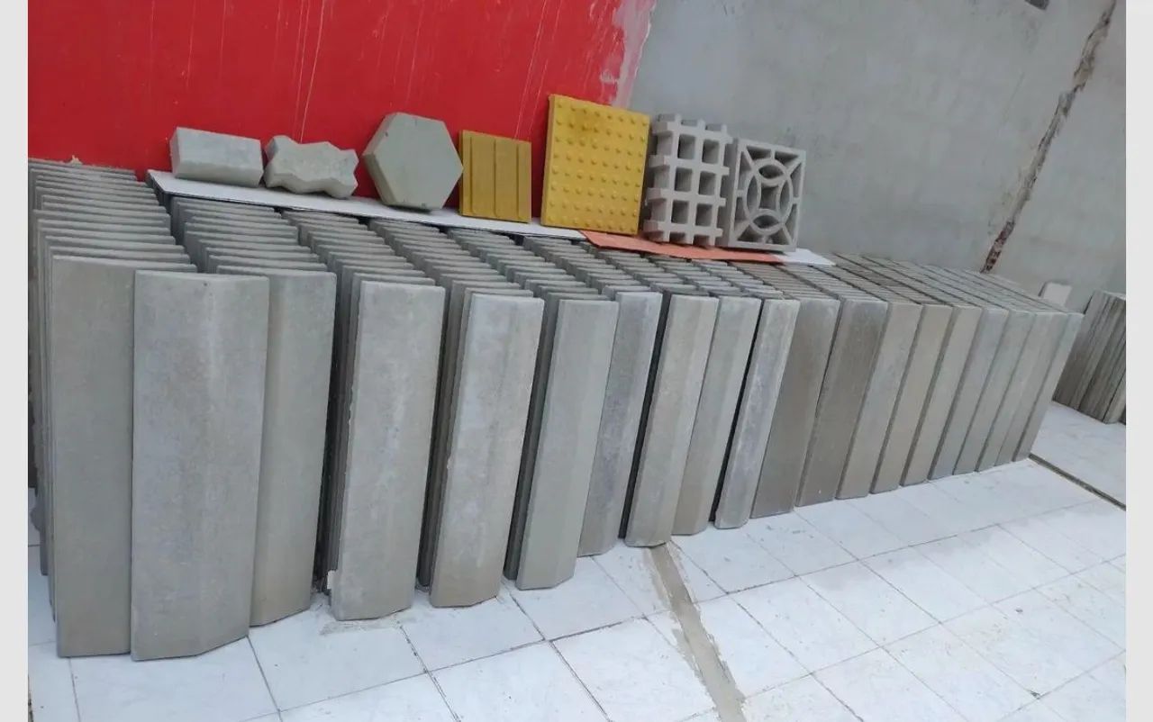 Meio fio e concregrama. - Foto 3