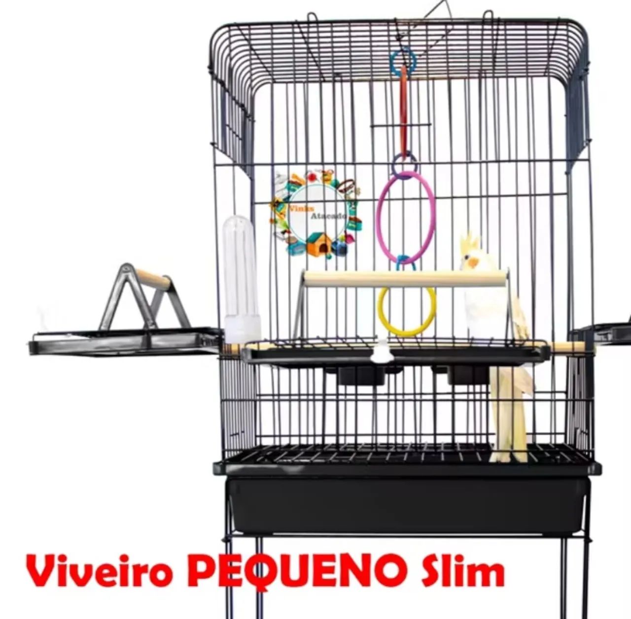 Viveiros para calopsitas, periquitos e agapornis mansos 