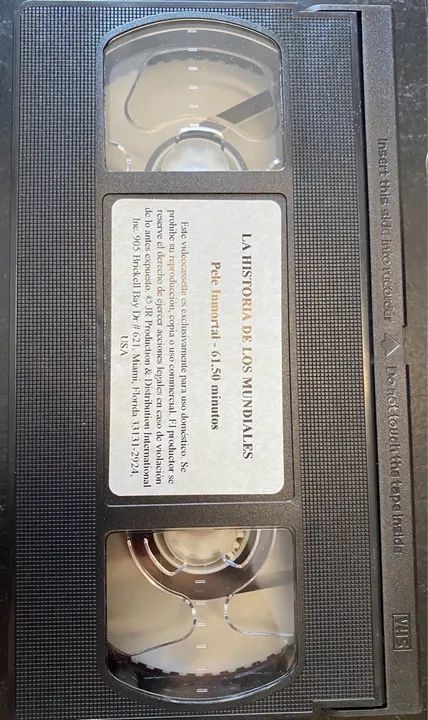 VHS  El Inmortal Pelé - Os Melhores Momentos de Sua Vida Deportiva - Foto 3