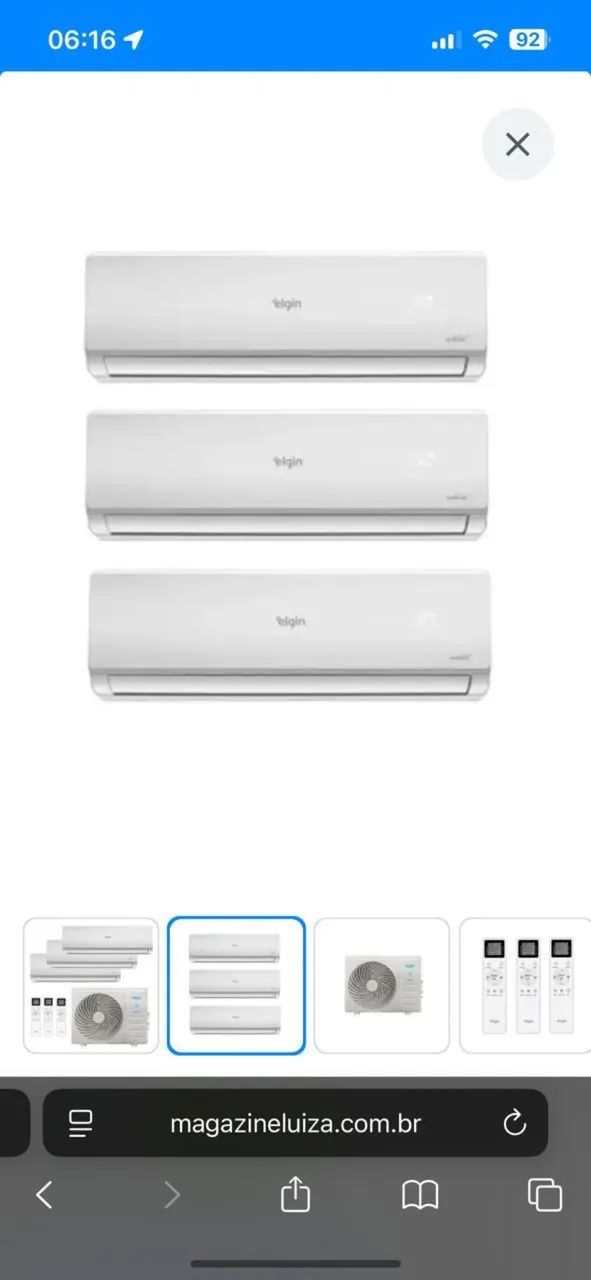 Vendo ar condicionado multi split inverter Elgin 
