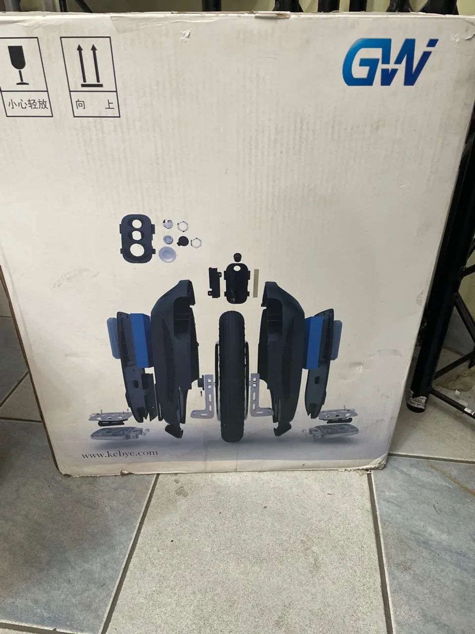 Motociclo elétrico - Roda Elétrica (Unicycle) GW