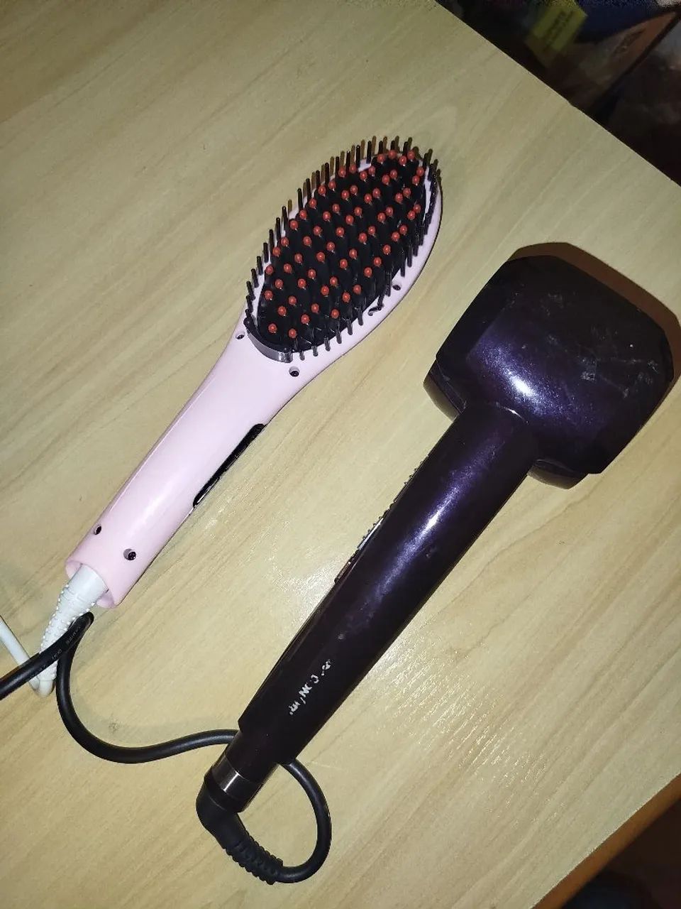 Escova seca e alisa e modelador de cabelo - Foto 2