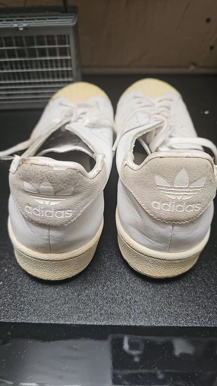 Adidas Superstar - Branco com detalhes - Foto 4