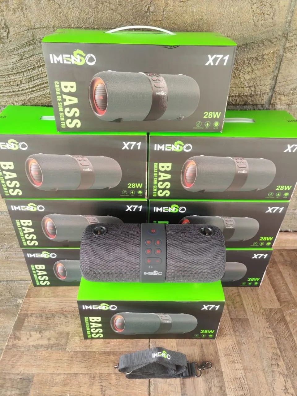 Caixa de Som Bluetooth Imenso X71 28W - Nova