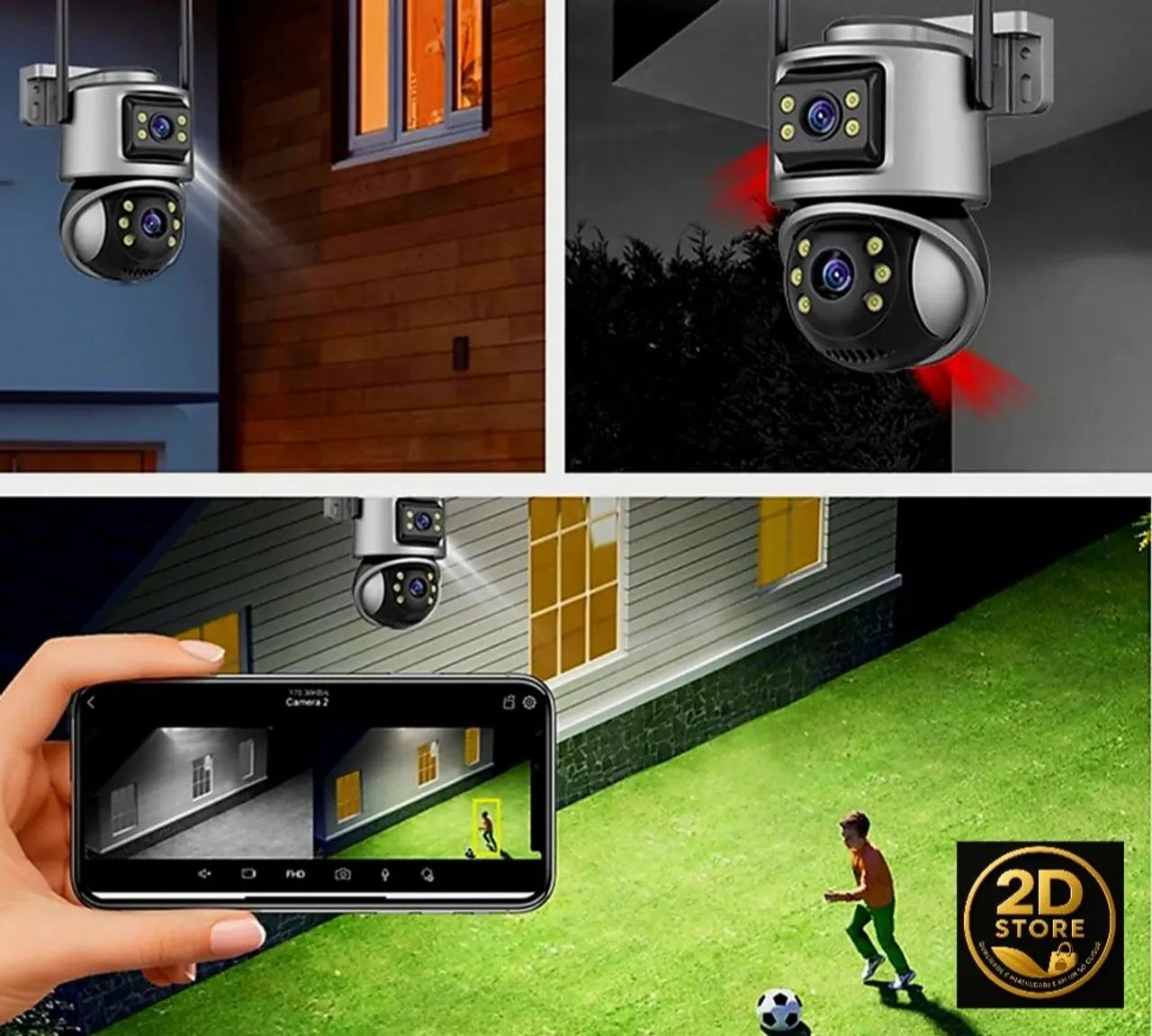 Câmera de Segurança Externa com Controle Remoto - Foto 5