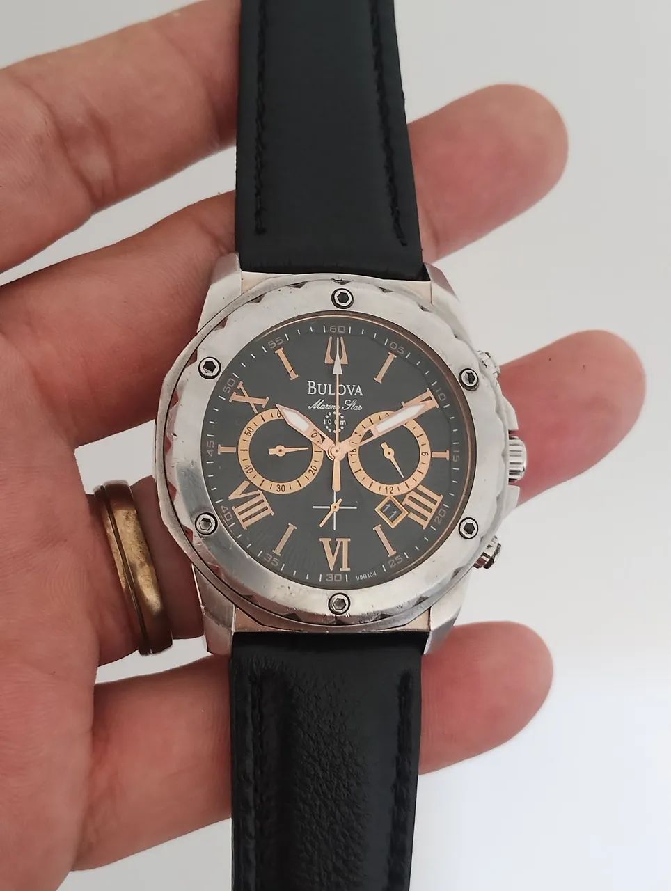 Relógio Bulova Marine Star cronógrafo  98B104 - Foto 5