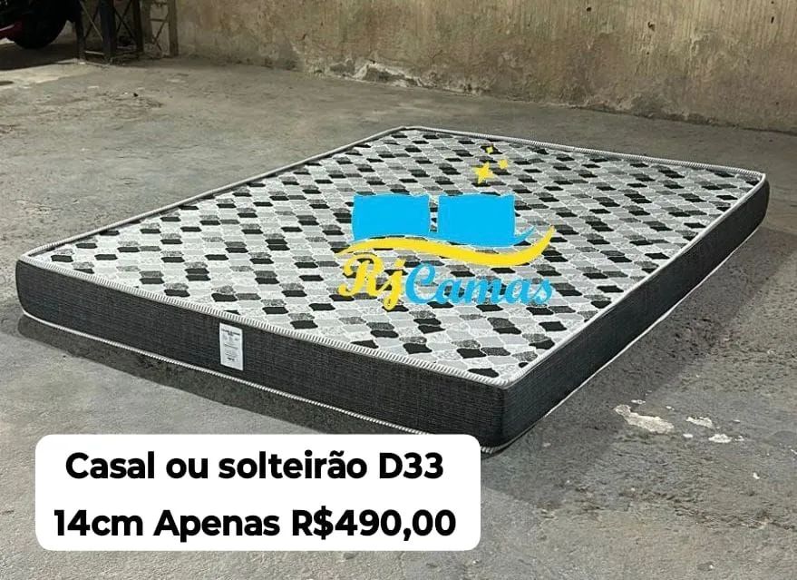 COLCHÃO CASAL D33 / TEMOS EM 14CM E 18CM DE ALTURA 