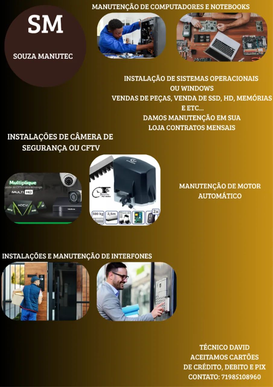 VENDAS DE COMPUTADORES, NOTEBOOKS E SERVIÇOS TI - Foto 5