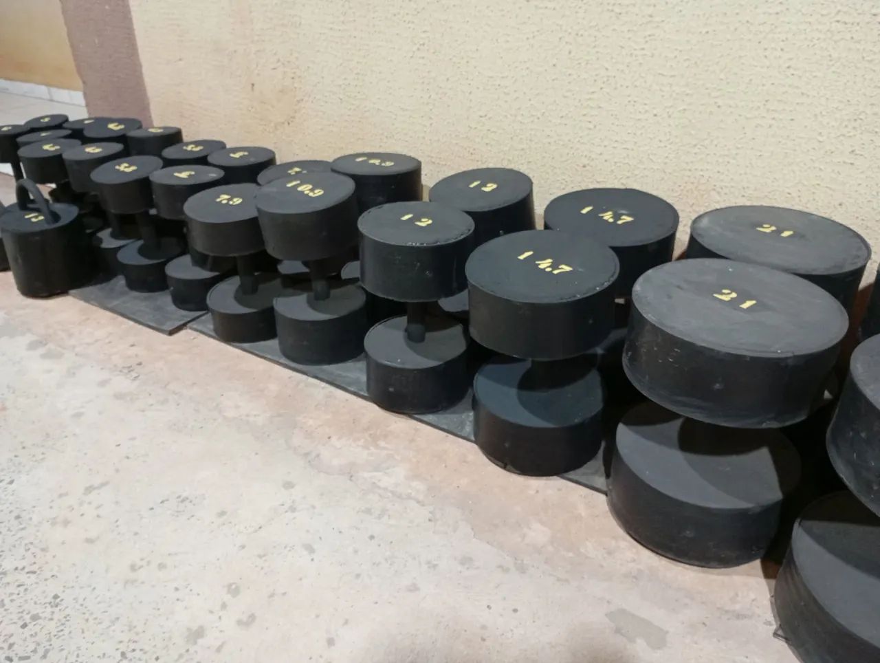 ANILHAS e kettel para musculação 