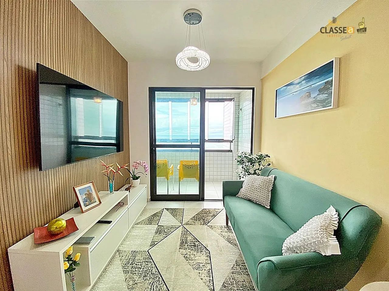Apartamento Mobiliado Beira Mar Nascente com Varanda | Edf Atalanta - Foto 3