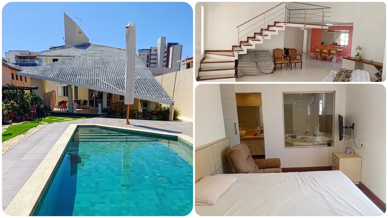 Casa 4/4 sendo 3 Suítes com piscina privativa em Praia do Flamengo, Salvador - BA