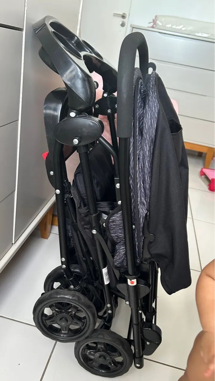 Carrinho de Bebê + Bebê conforto Costo Travel Reversível  - Foto 3