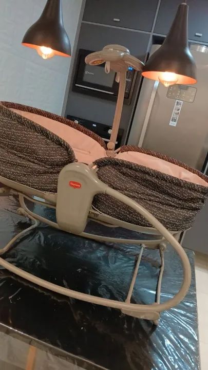 cmoisés / berço / cadeira de balanço 3 em 1 - tiny love