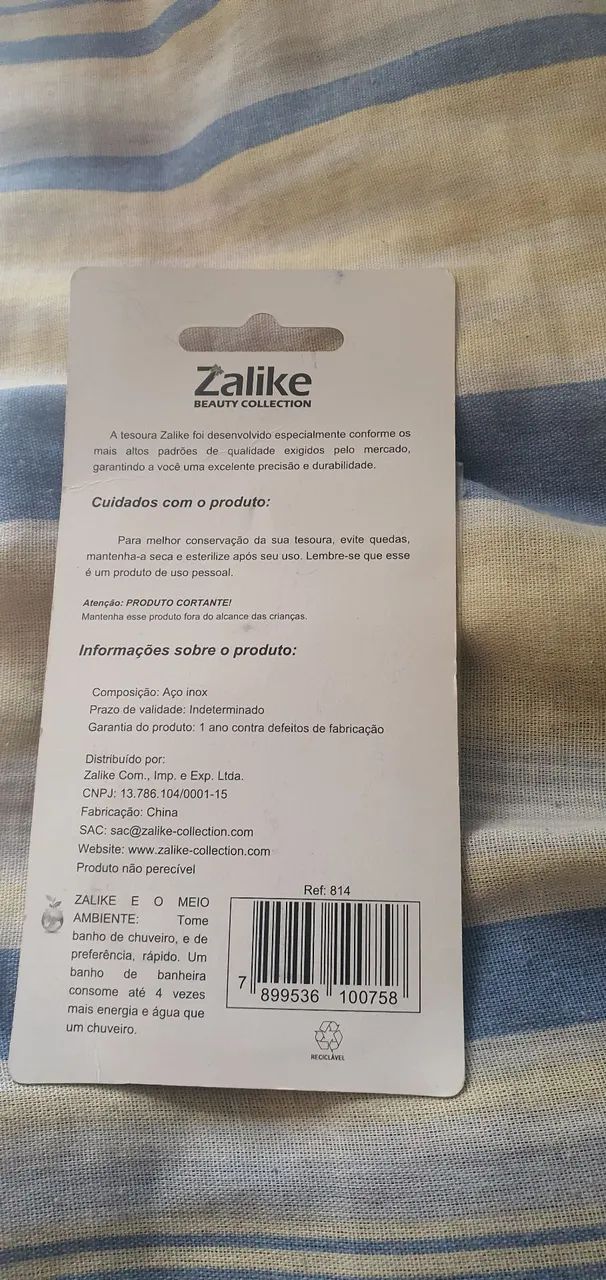Tesoura para Unhas Ponta Curva Zalike - Foto 2