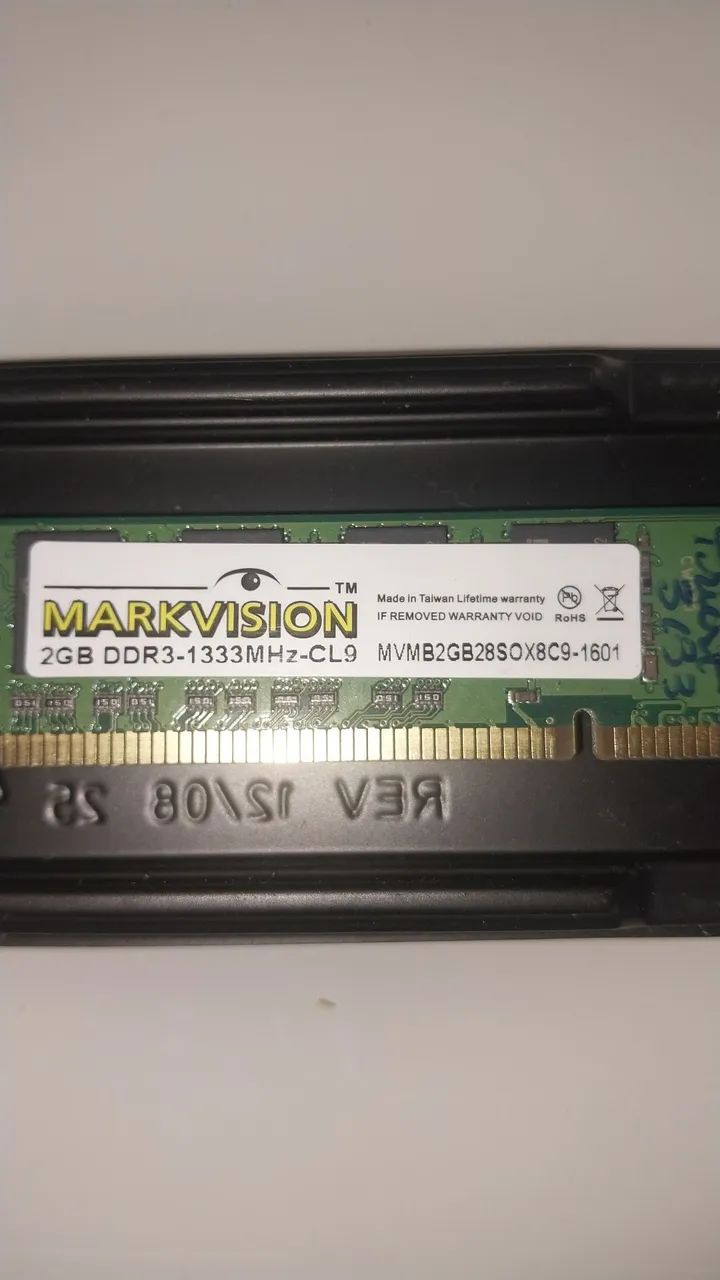 Memória RAM 2GB DDR3 1333MHz CL9 - Foto 2