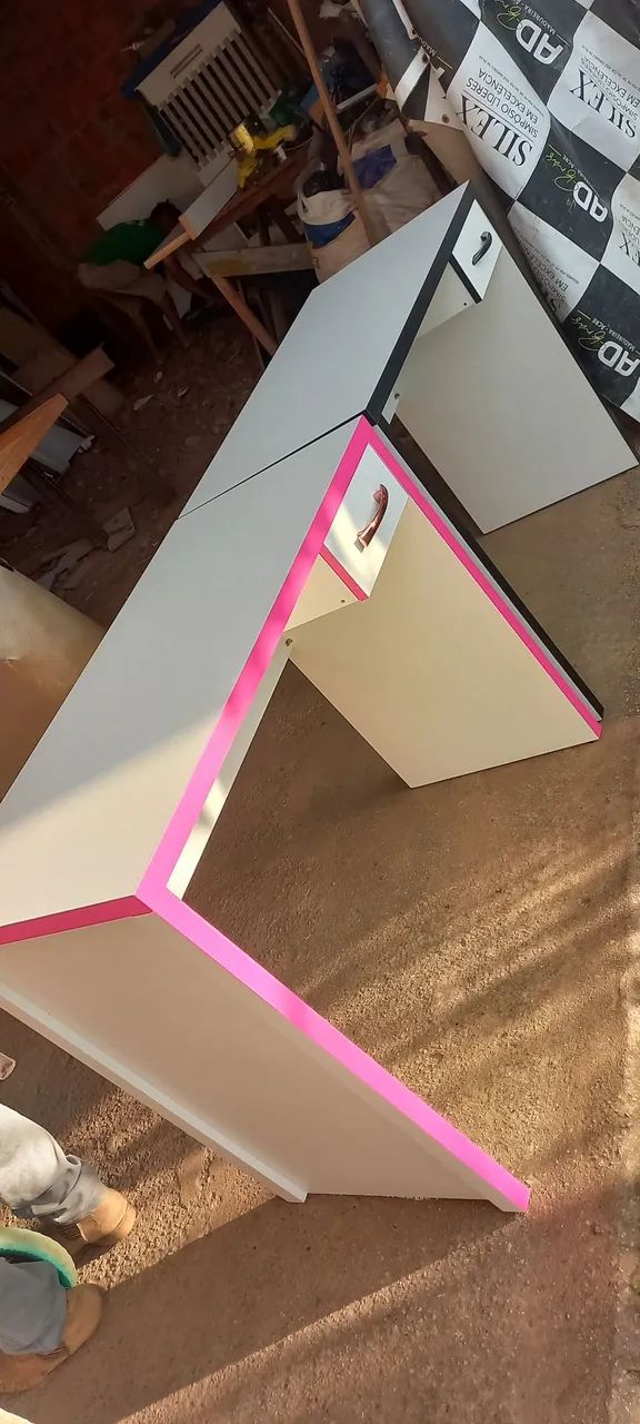 Escrivaninha Moderna Design Geométrico - Foto 2