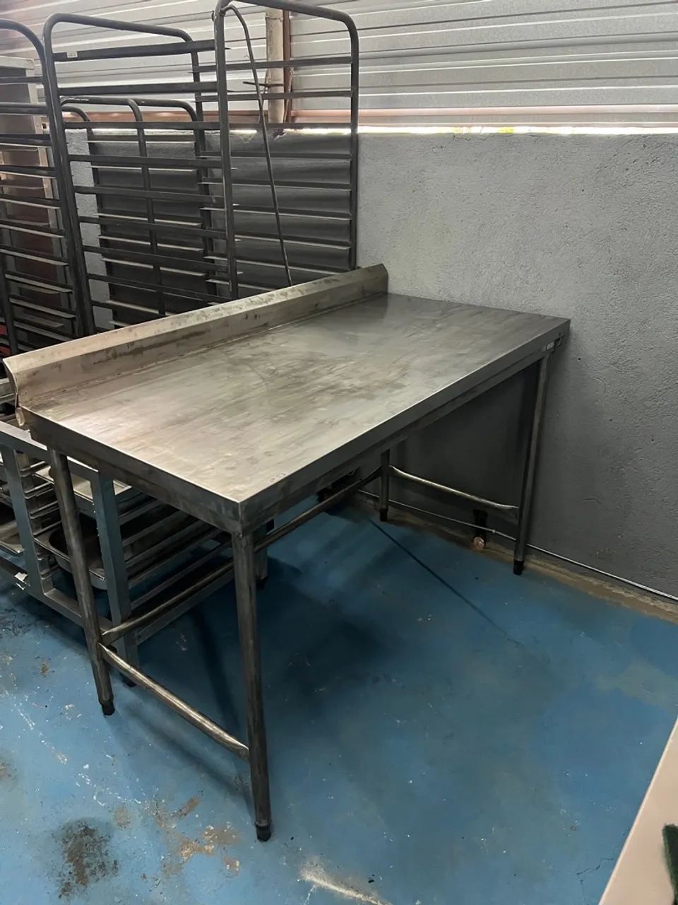 Mesa inox/ Bancada inox 1,40x 70 