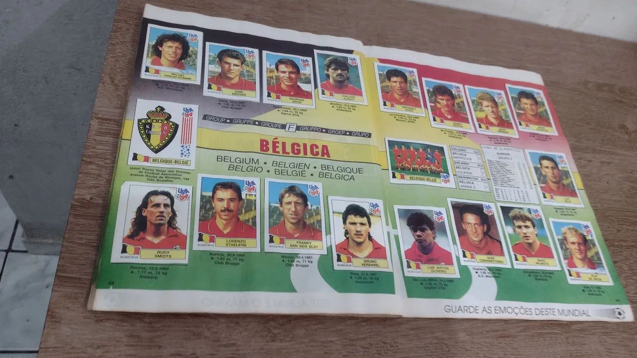 Álbum de figurinhas Copa do Mundo 1994 - Foto 3