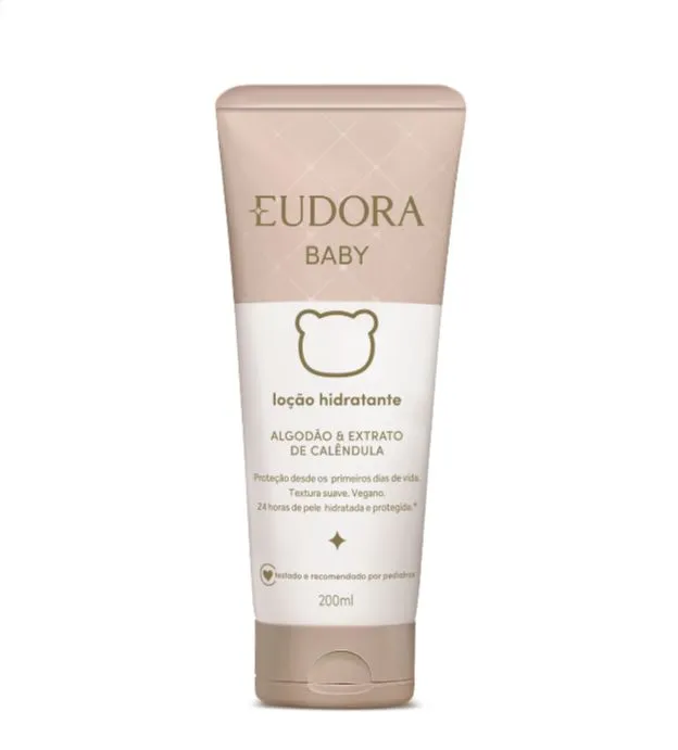 Loção Hidratante Eudora Baby - Algodão e Calêndula - 200ml