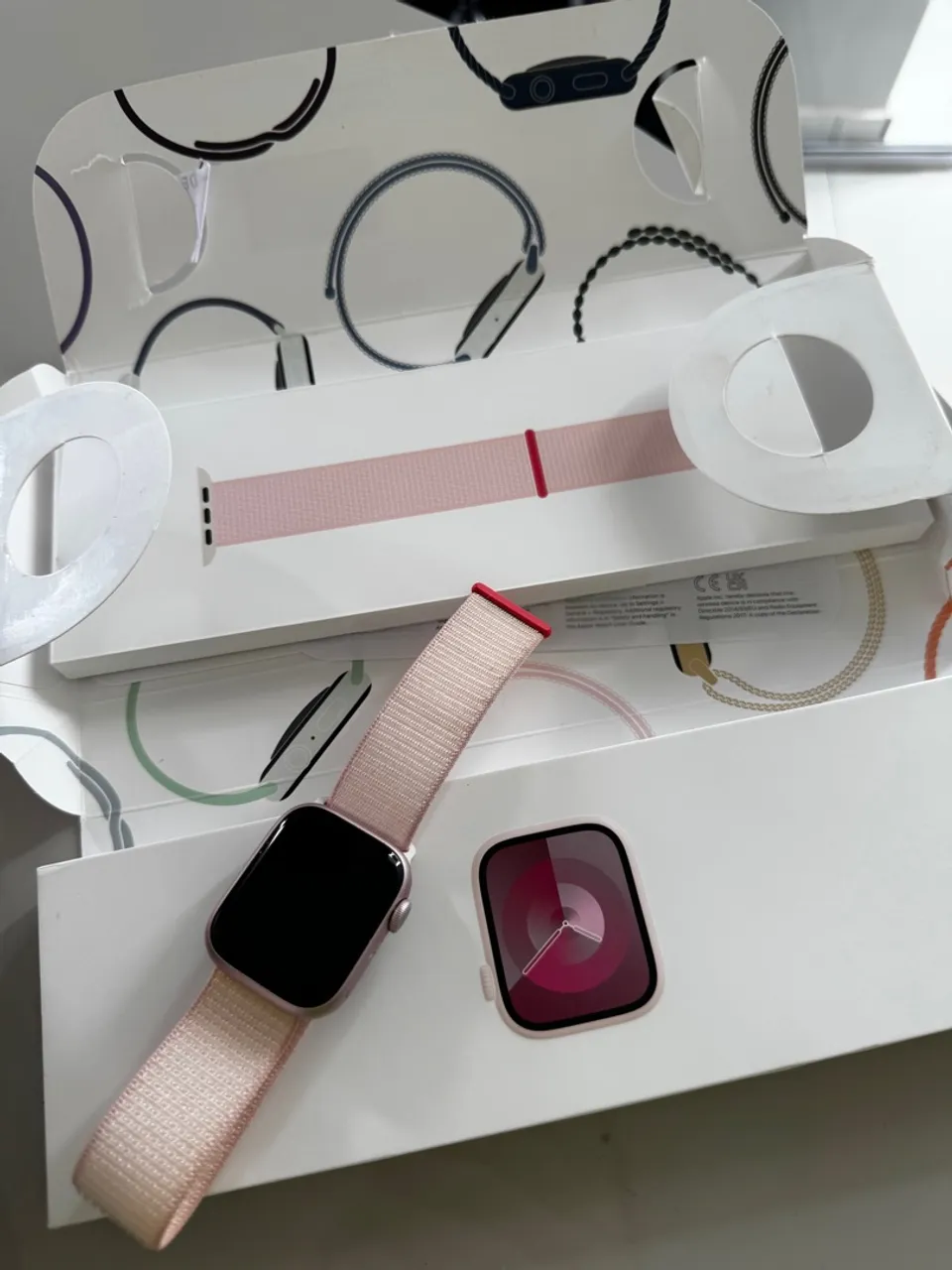 Apple Watch Series 9 - Rosa Dourado - SemiNovo