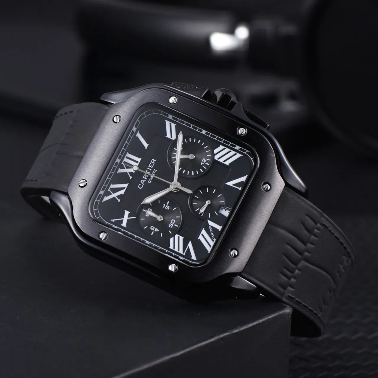 Relógio Masculino Cartier Santos AAA Primeira linha Acessórios