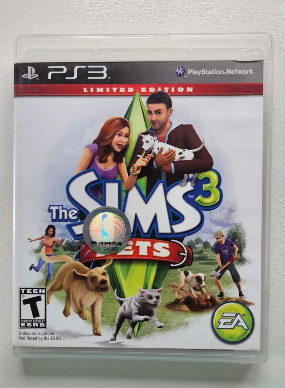 Jogo The Sims 3 Pets - PS3 - Edição Limitada usado
