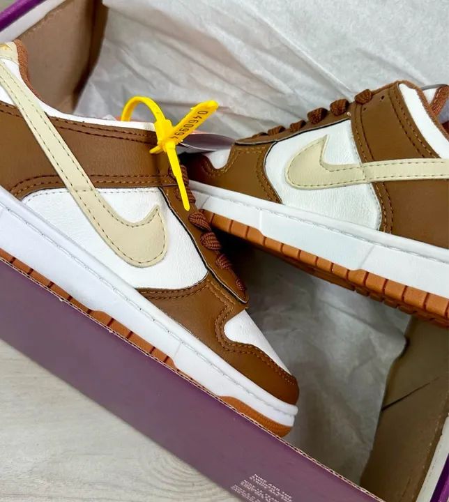 Tênis Nike Dunk Low Retro Marrom  - Foto 2