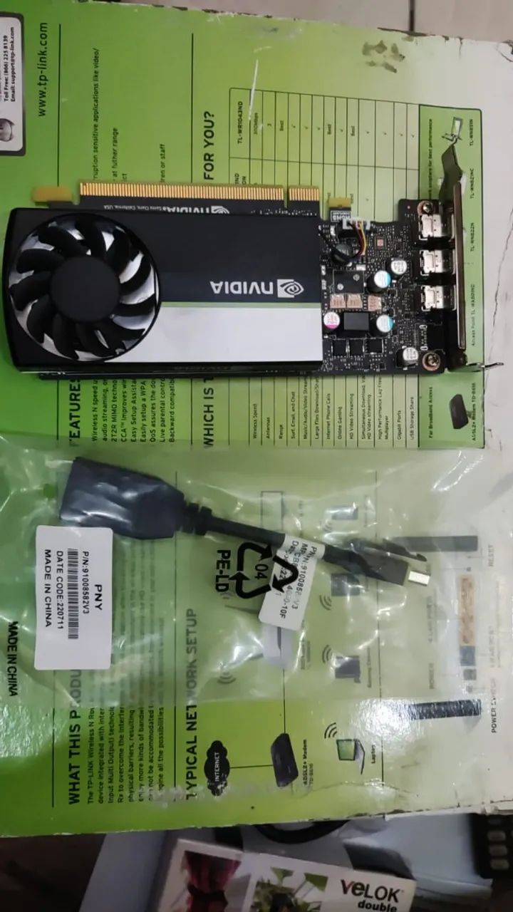 placa de video nvidea t400 quadro 4gb gddr6