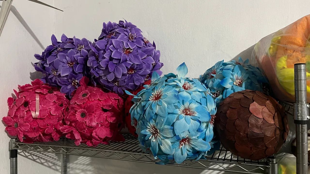 Bolas de flores