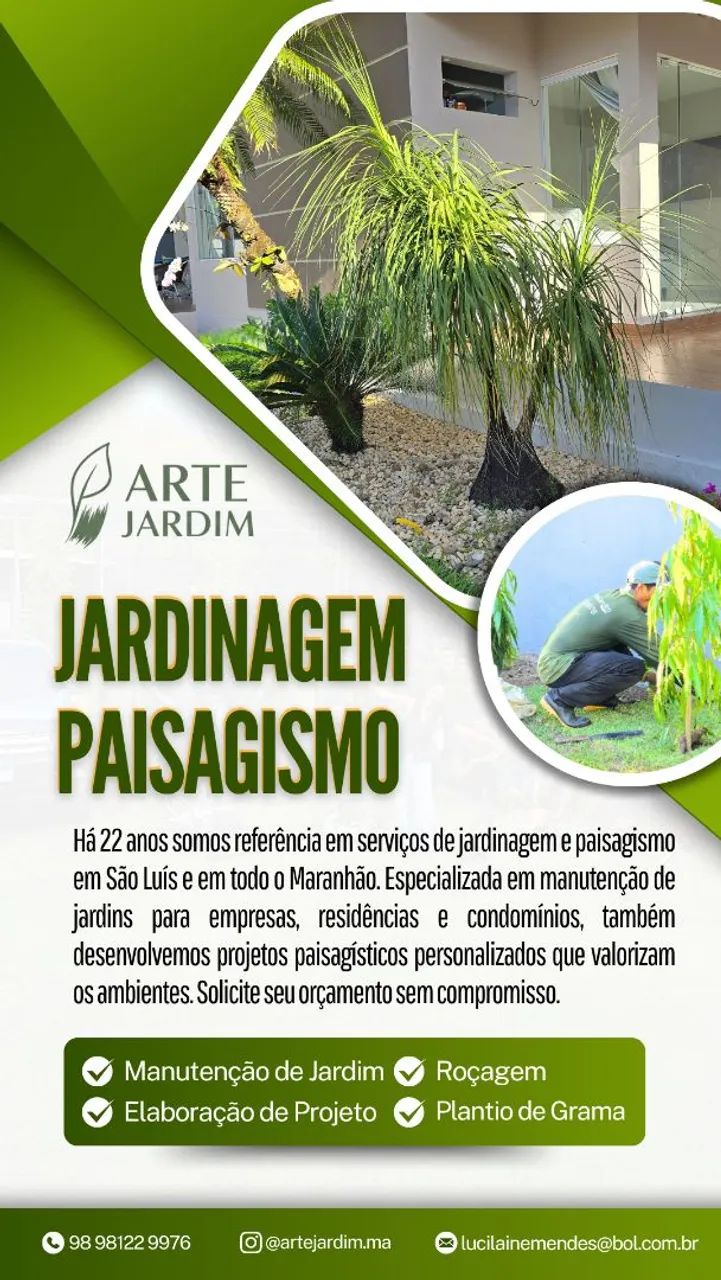 Jardinagem e Paisagismo - Arte Jardim