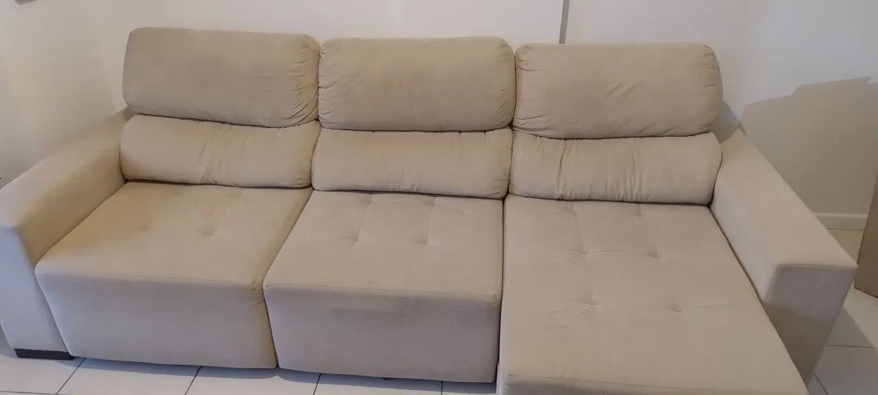 Sofá retrátil com chaise  - Foto 2