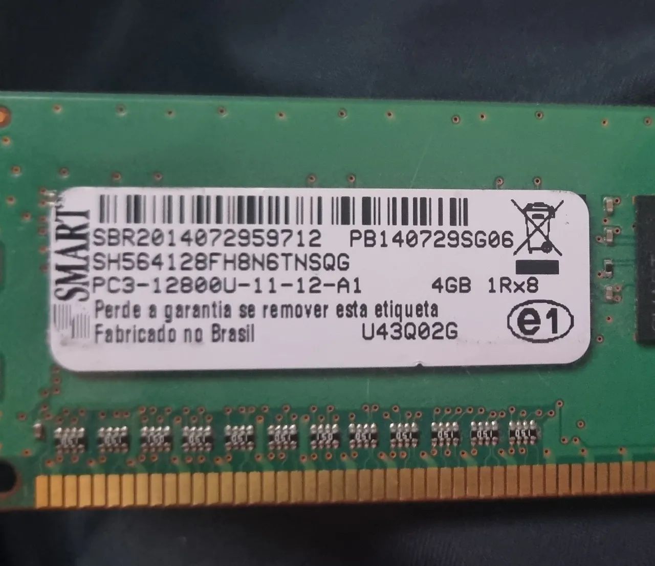 kit de 4 memórias RAM Smart DDR3 de 4GB - Foto 2