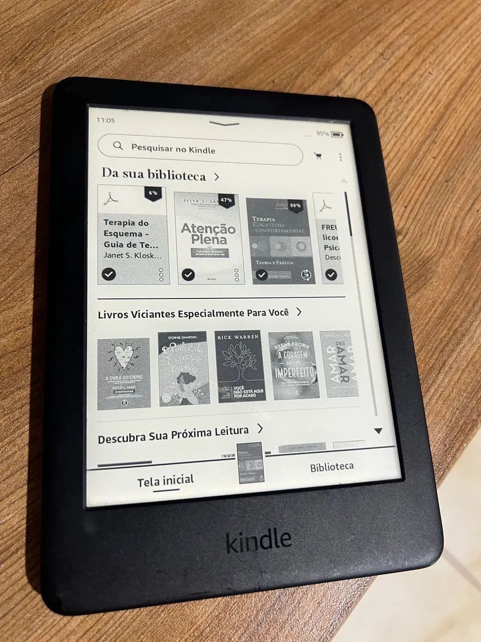 Leitor digital Kindle Amazon 
