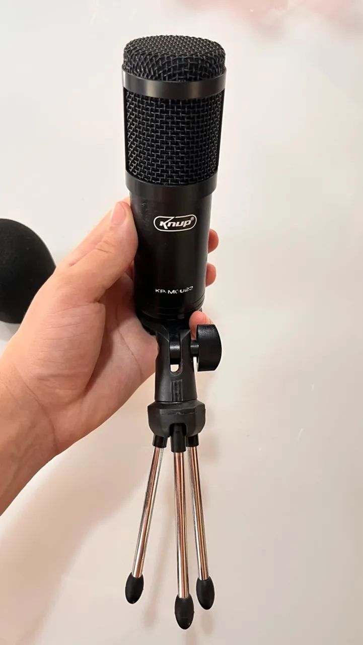 Microfone com abafador de ruído e modificador de Voz - Foto 3