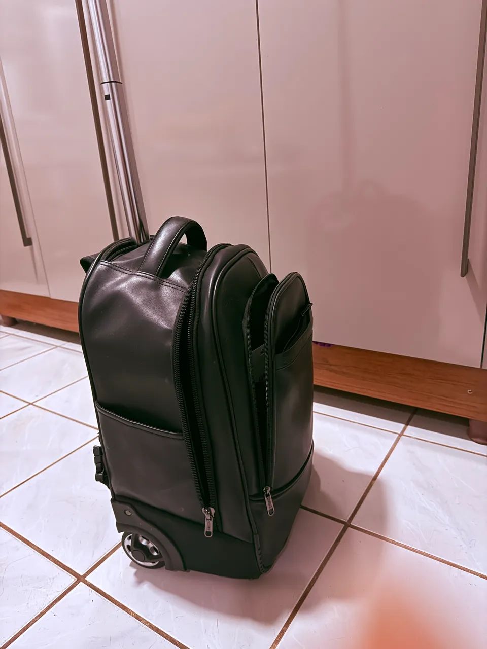 Mochila Carrinho Laptop Sestini Active 3 Preto - Foto 2