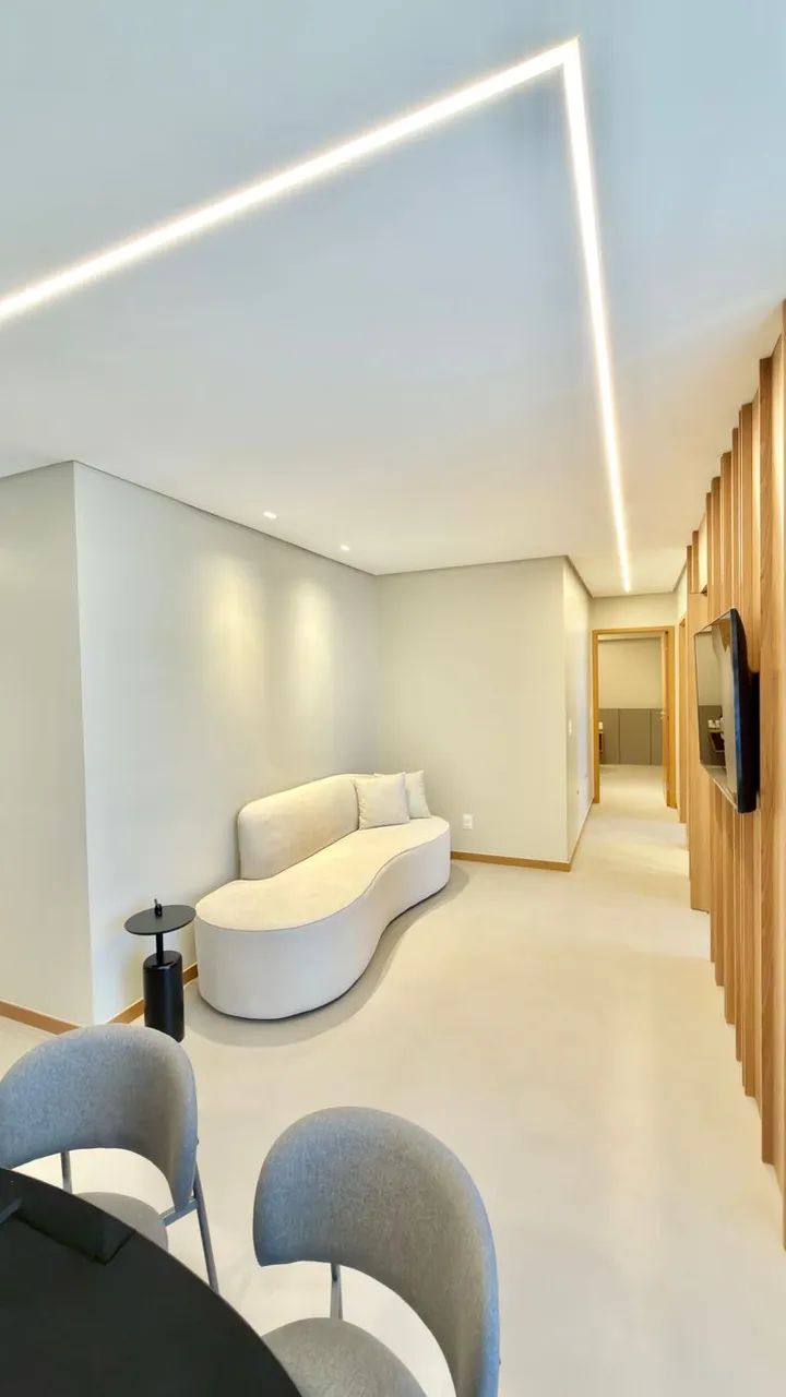 Apartamento mobiliado e decorado tudo novo com 3 quartos com vista mar - Foto 3