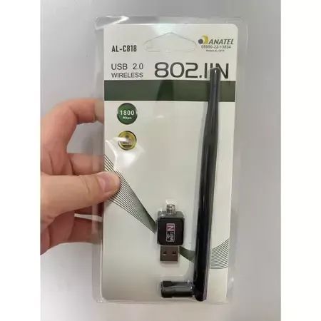 Antena Wireless Adaptador Receptor Para PC Notebook Usb 2.0 - Foto 2