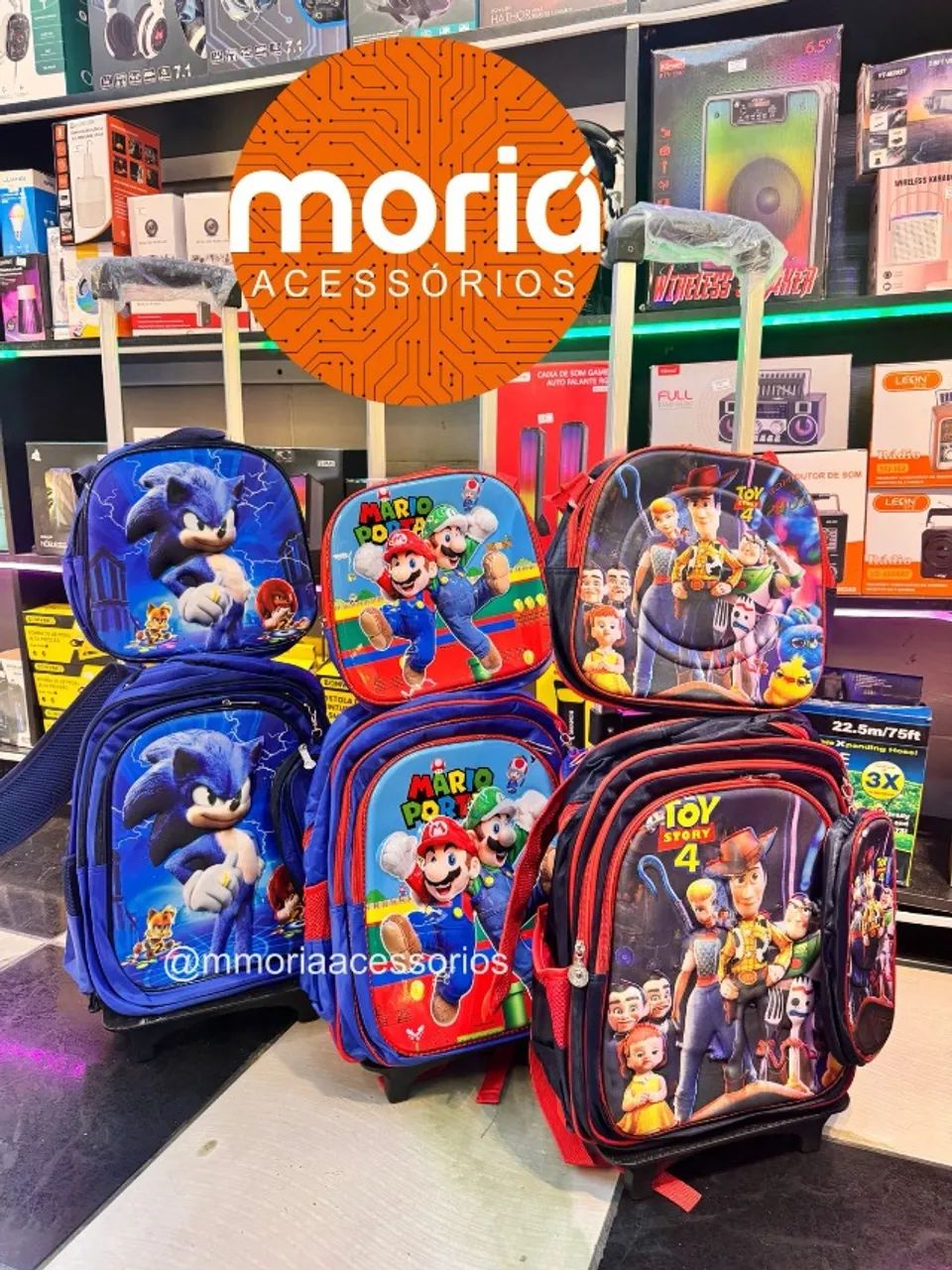 Mochila Escolar Infantil com Estojo e Lancheira Térmica  - Foto 2