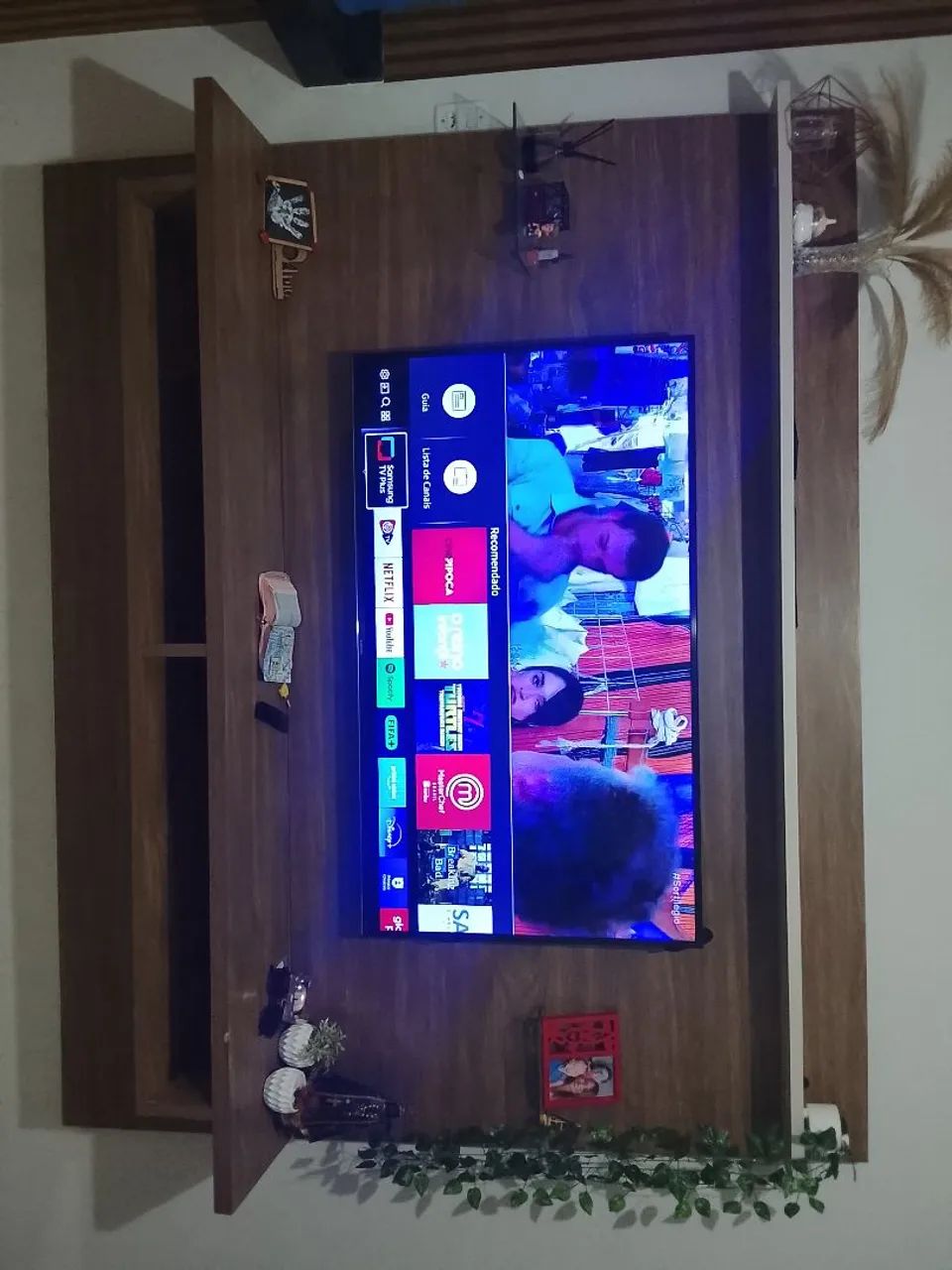 Painel com luz de led 