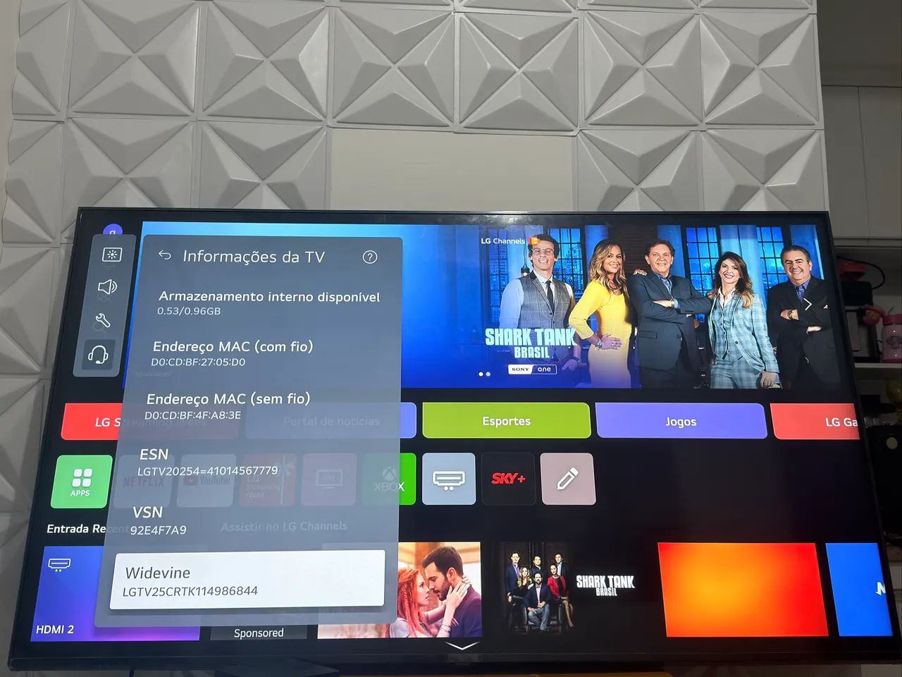 Tv LG 60 pra sair logo 