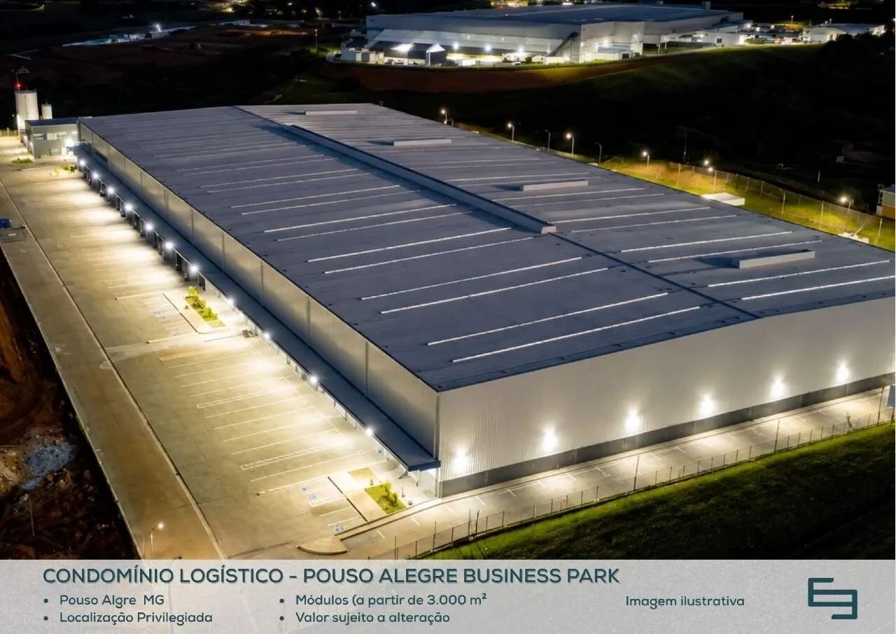 Galpão para alugar em Pouso Alegre/MG com 6.756,38 m² e 15 docas