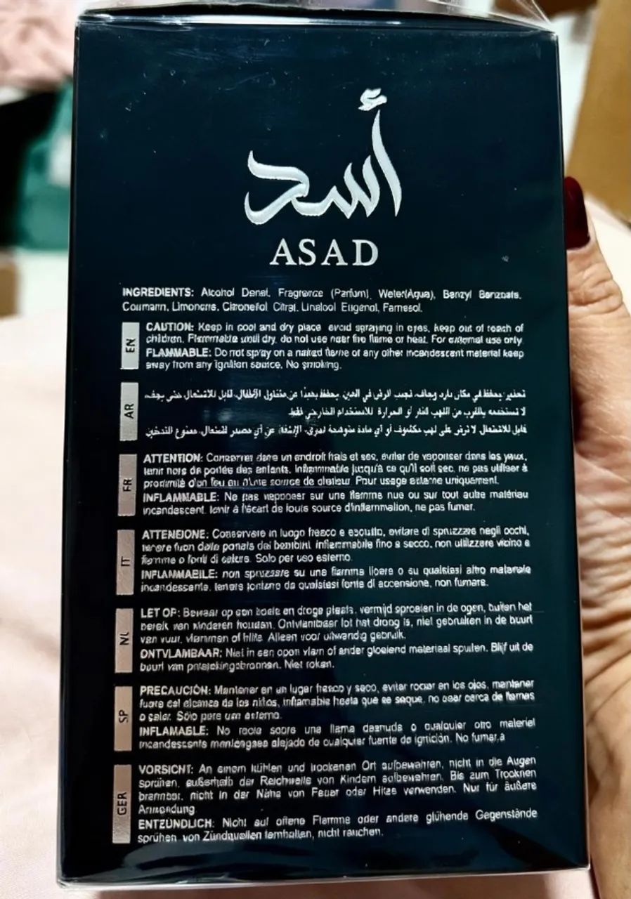 Lattafa Asad Elixir Original 100ml | Perfume Masculino - Foto 5