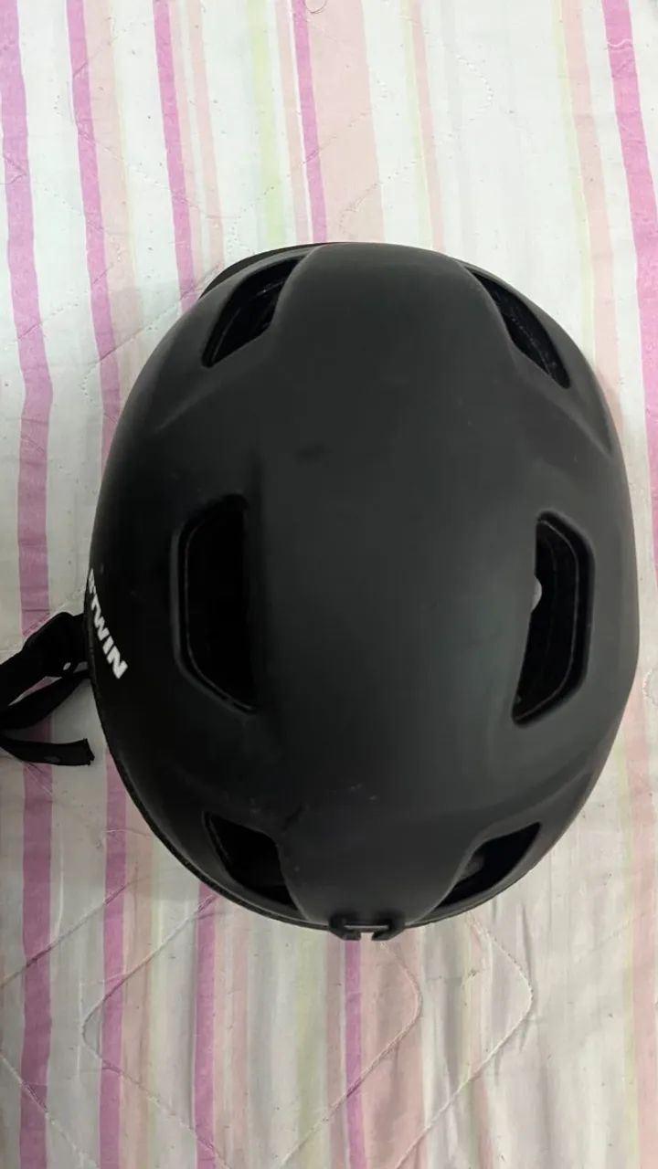 CAPACETE CICLISMO BIKE BTWIN - PRATICAMENTE NOVO - Foto 2