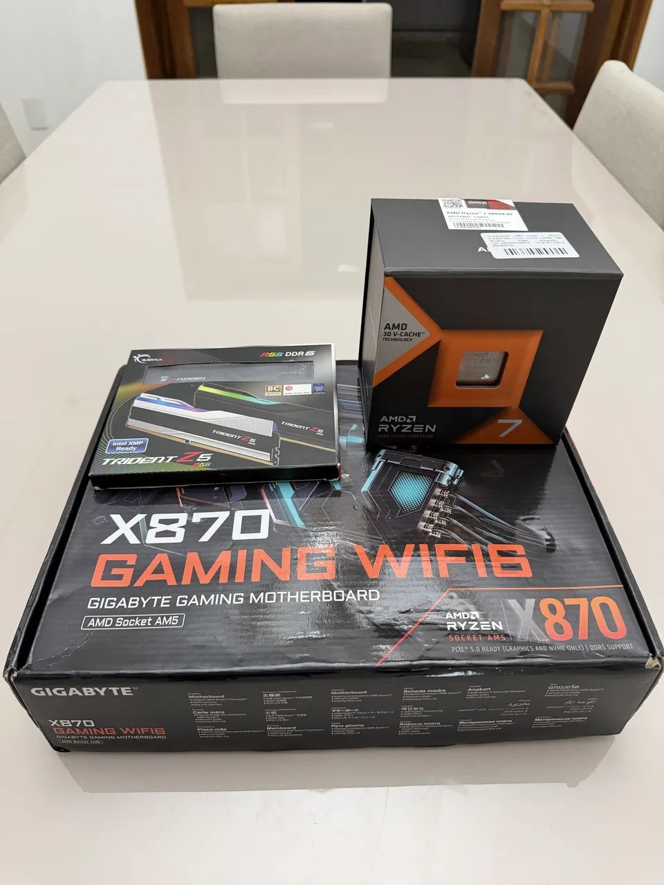 Kit Upgrade 7800x3d e x870 e 16gb 7200mhz - Foto 2
