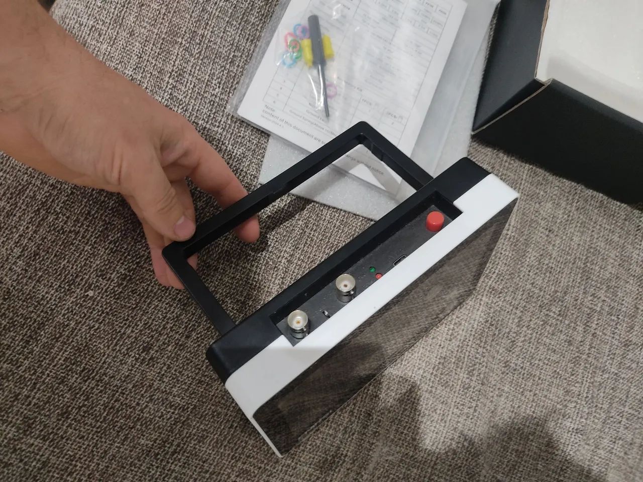 fnirsi osciloscópio 1013d completo - Foto 2
