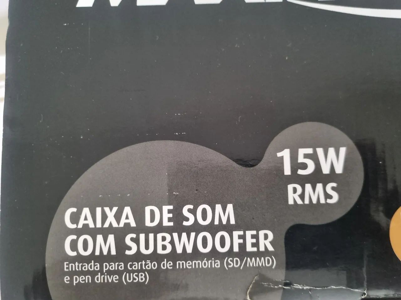 Caixa de som com subwoofer nova - Foto 4