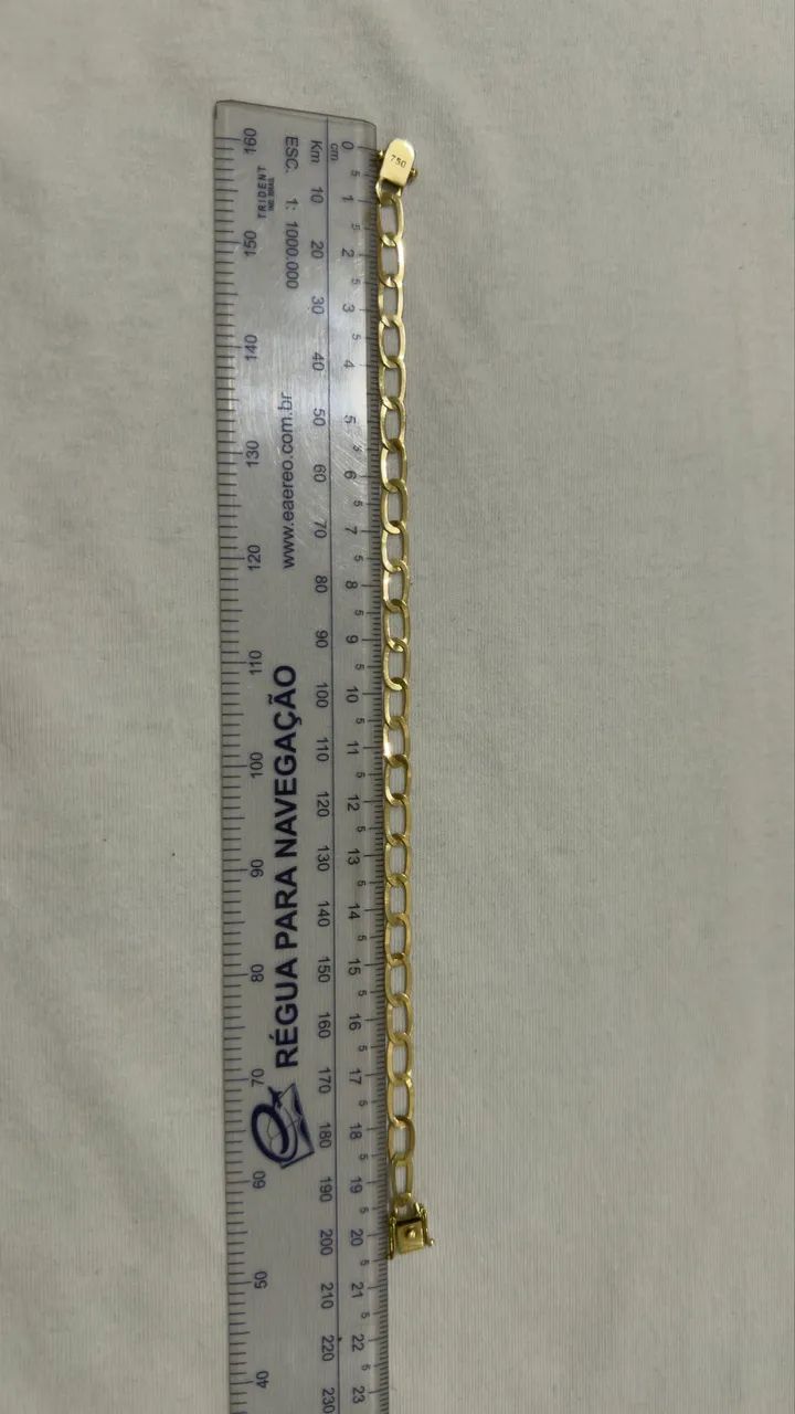 Pulseira ouro 18k 3.0 Gramas - Foto 3