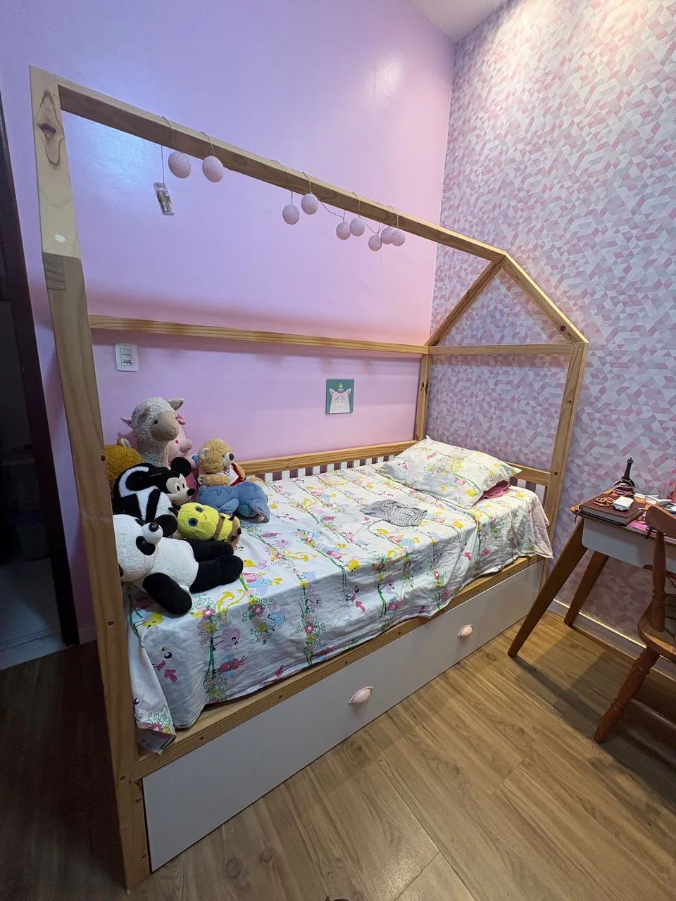 Bicama Solteiro com colchões, estilo casinha - Foto 3